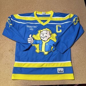 Fallout Vault Boy Hockey Jersey BoxLunch Exclusive Size Large F3
